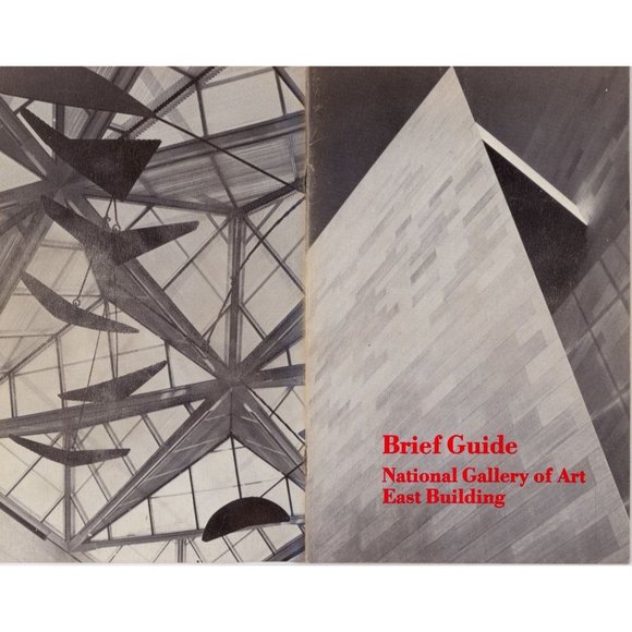 VINTAGE 1980 NATIONAL GALLERY OF ART EAST BUILDING GENERAL BROCHURE 16 PAGES - Picture 1 of 5